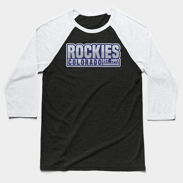 Colorado Rockies 02 Baseball T-Shirt by yasminkul